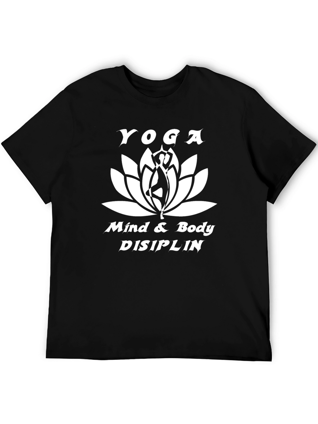 Yoga Mind & Body T-Shirt - Black Cotton Tee