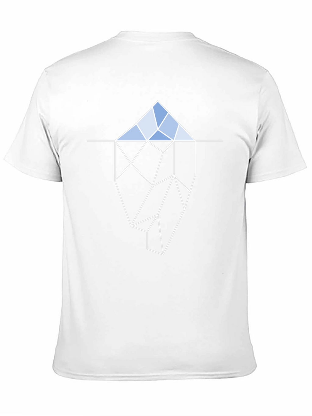 Geometric Iceberg T-Shirt - Black