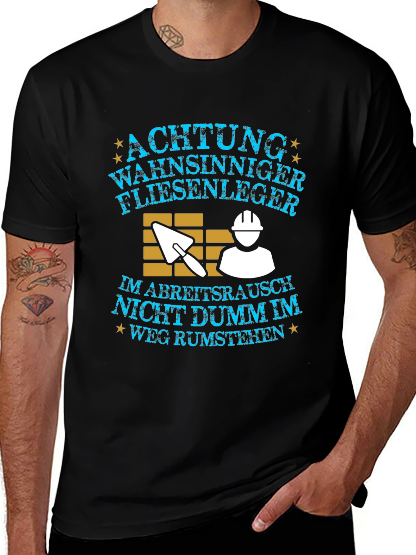 Funny German Tiler/Tile Setter T-Shirt