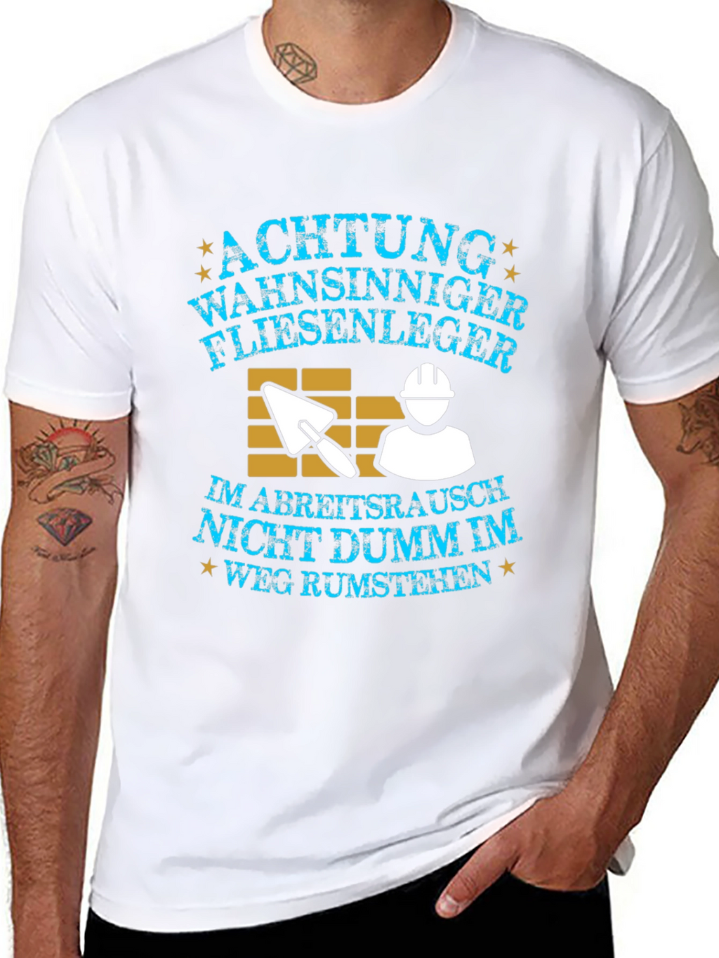 Funny German Tiler/Tile Setter T-Shirt