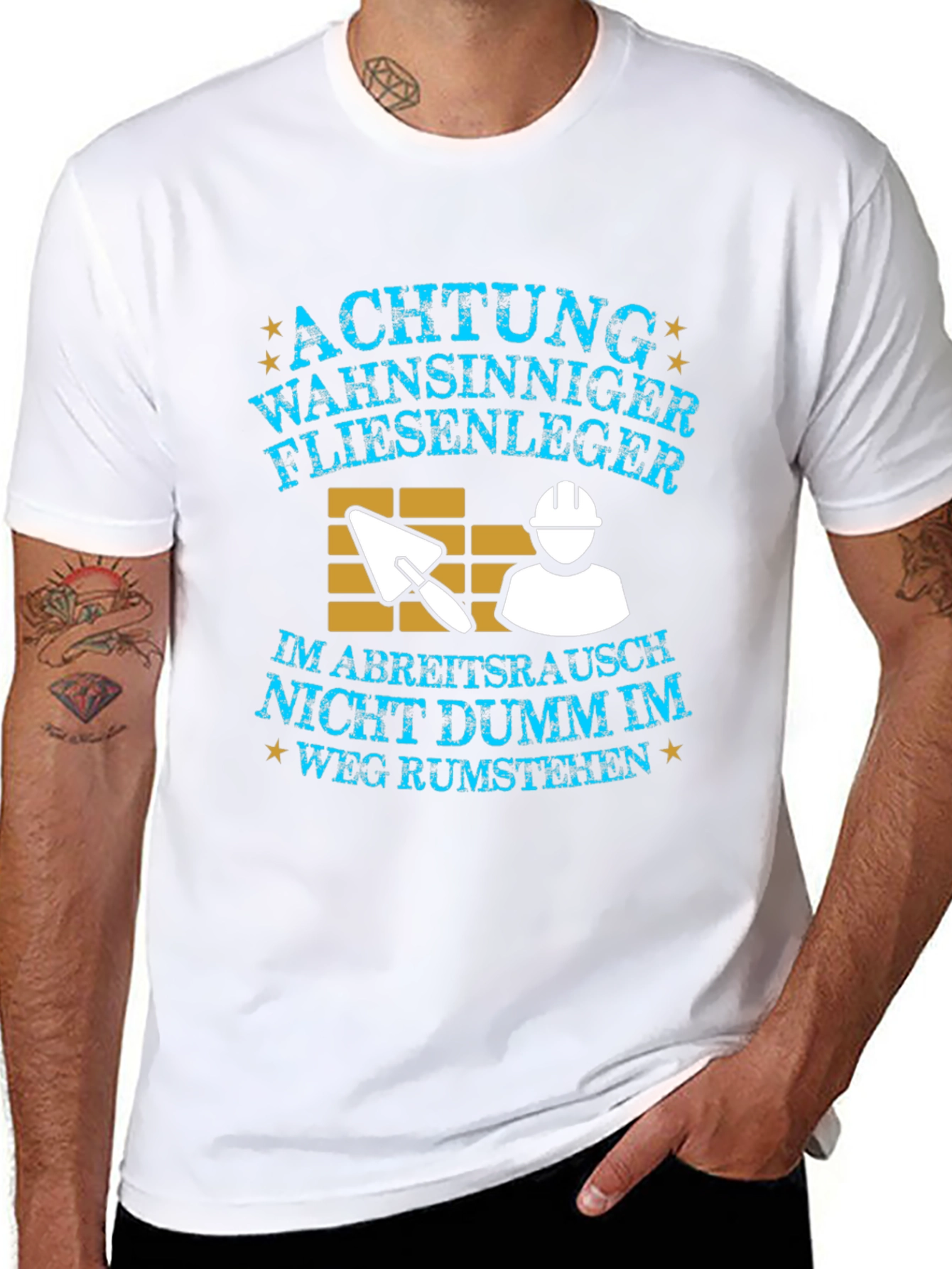 Funny German Tiler/Tile Setter T-Shirt