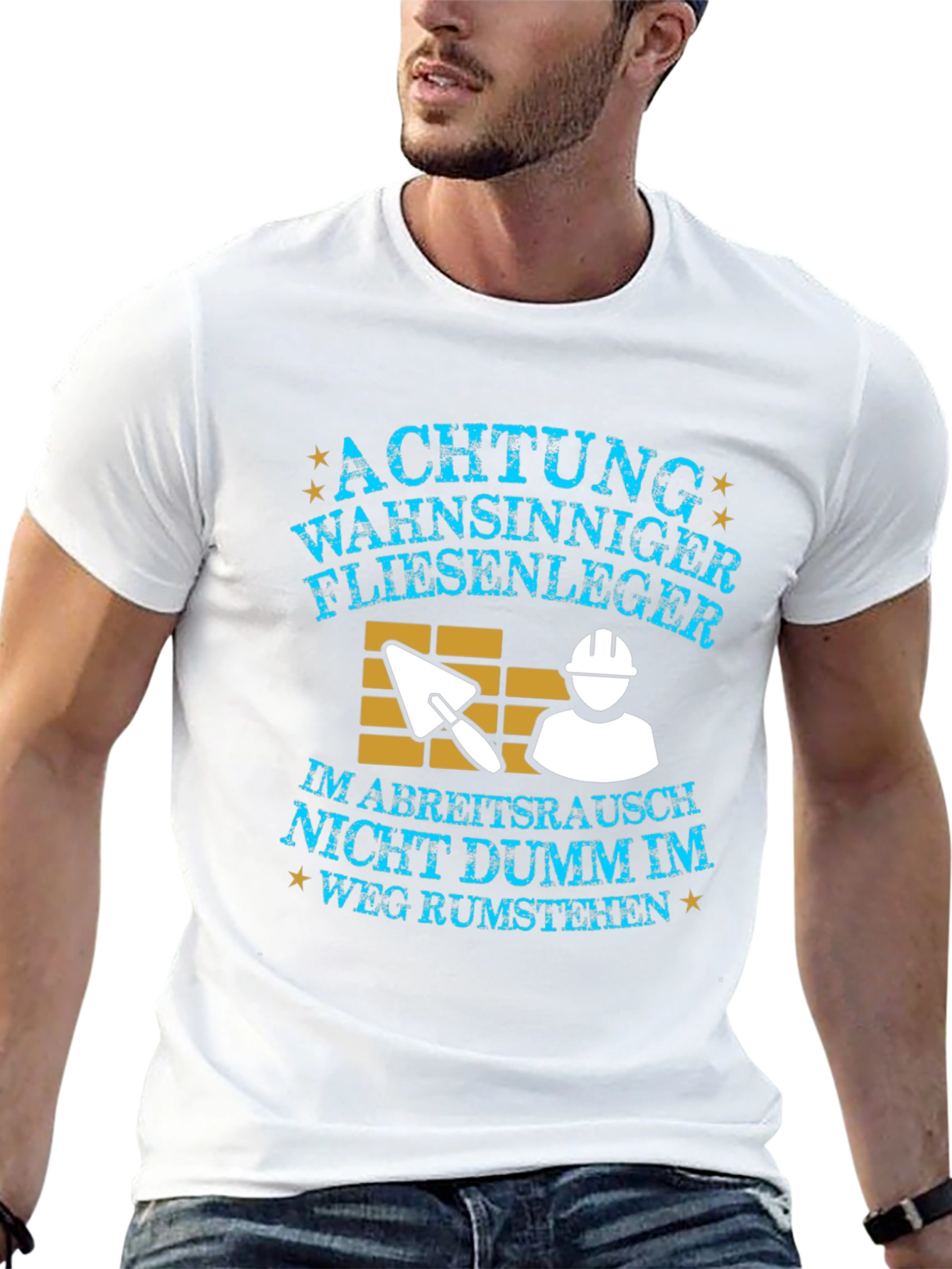 Funny German Tiler/Tile Setter T-Shirt
