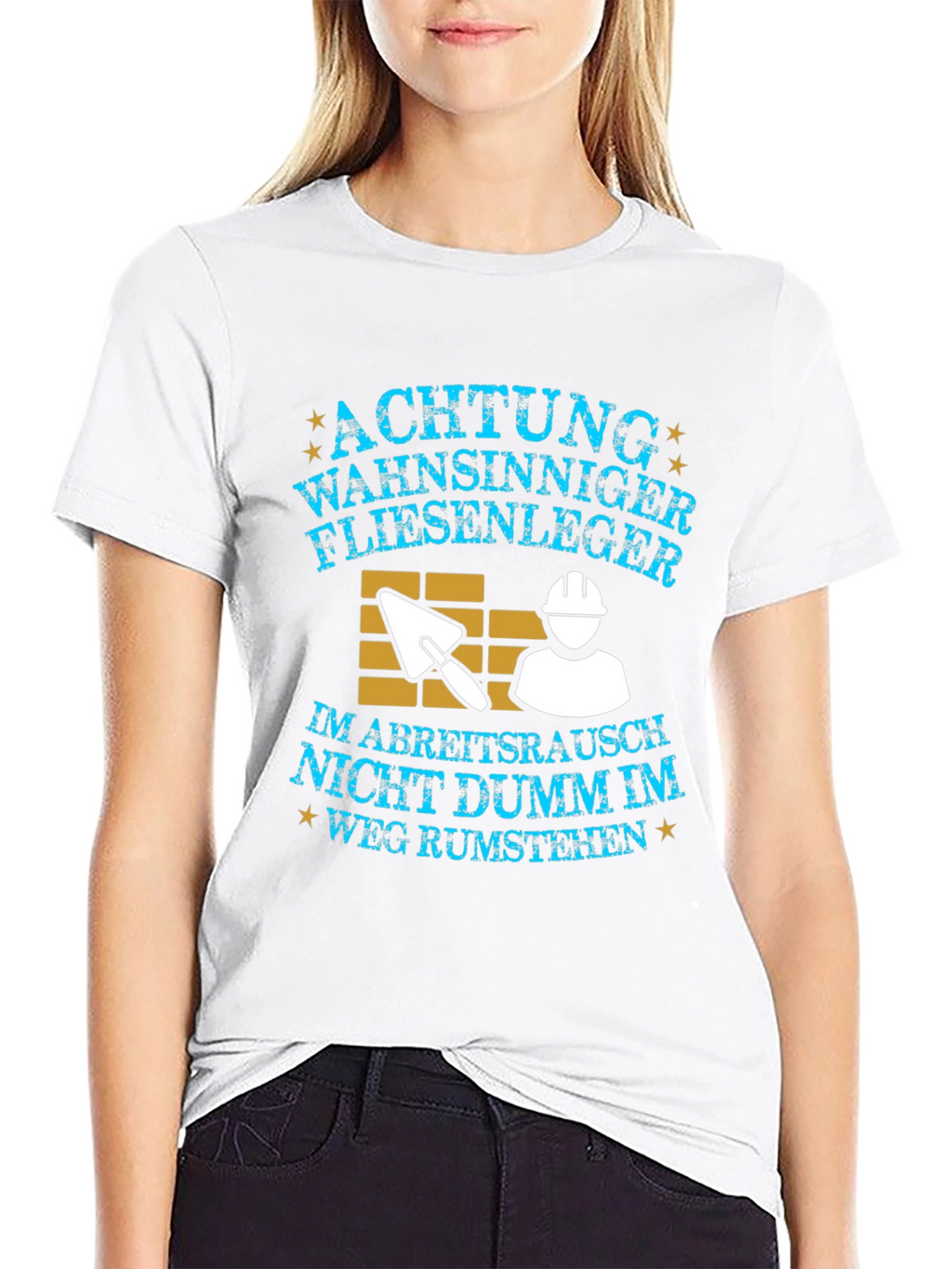 Funny German Tiler/Tile Setter T-Shirt