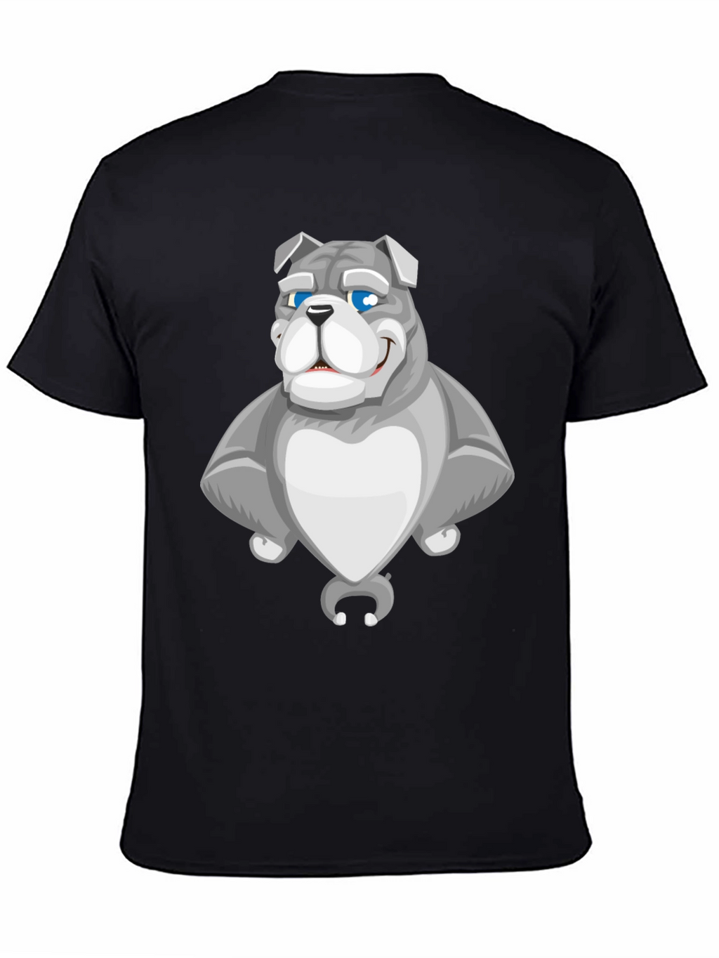 Bulldog Cartoon Graphic Tee