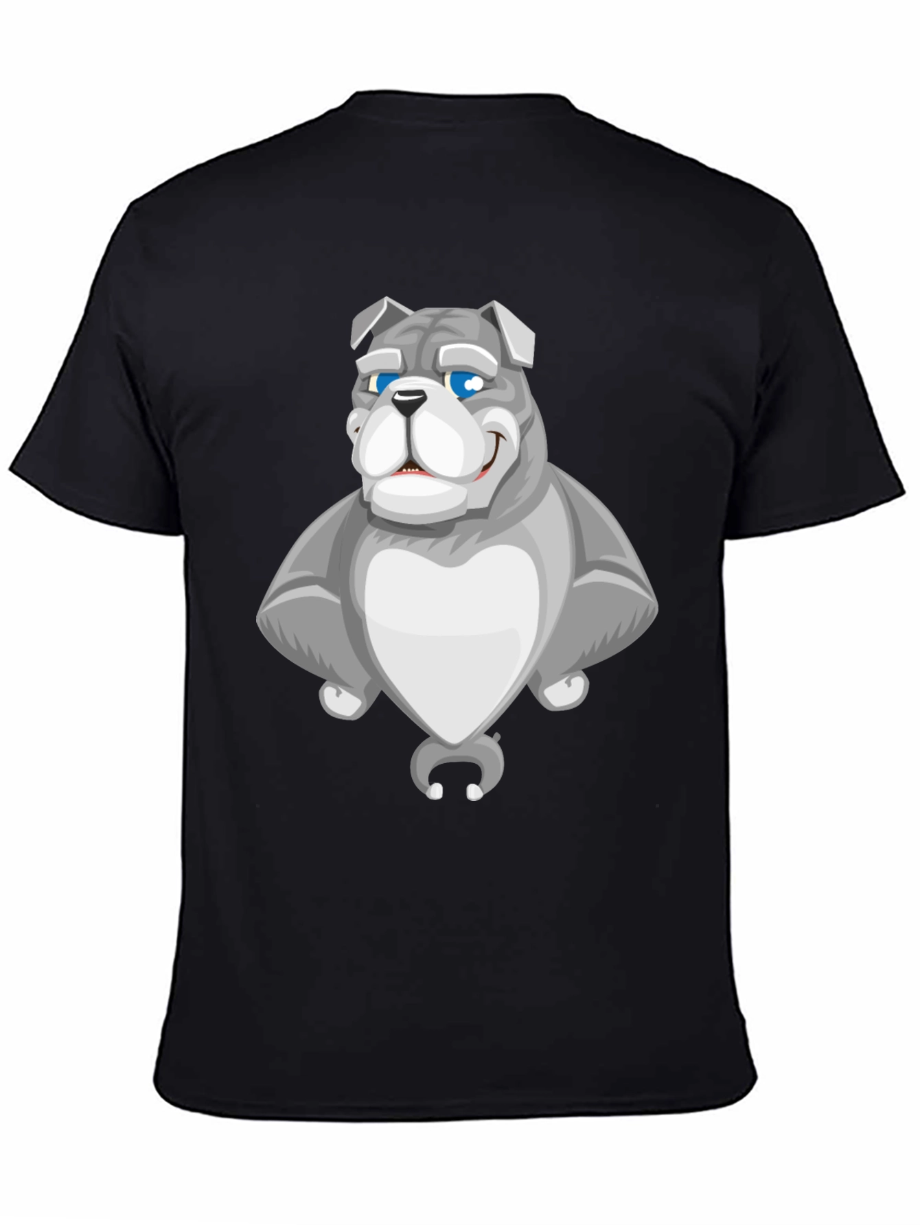 Bulldog Cartoon Graphic Tee
