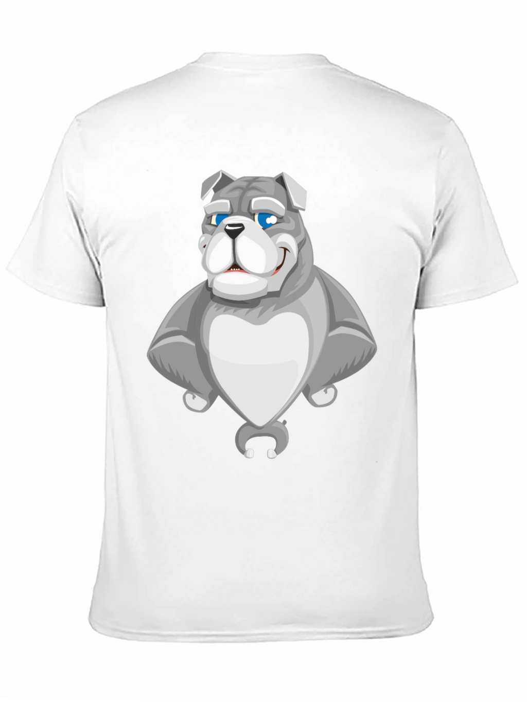 Bulldog Cartoon Graphic Tee