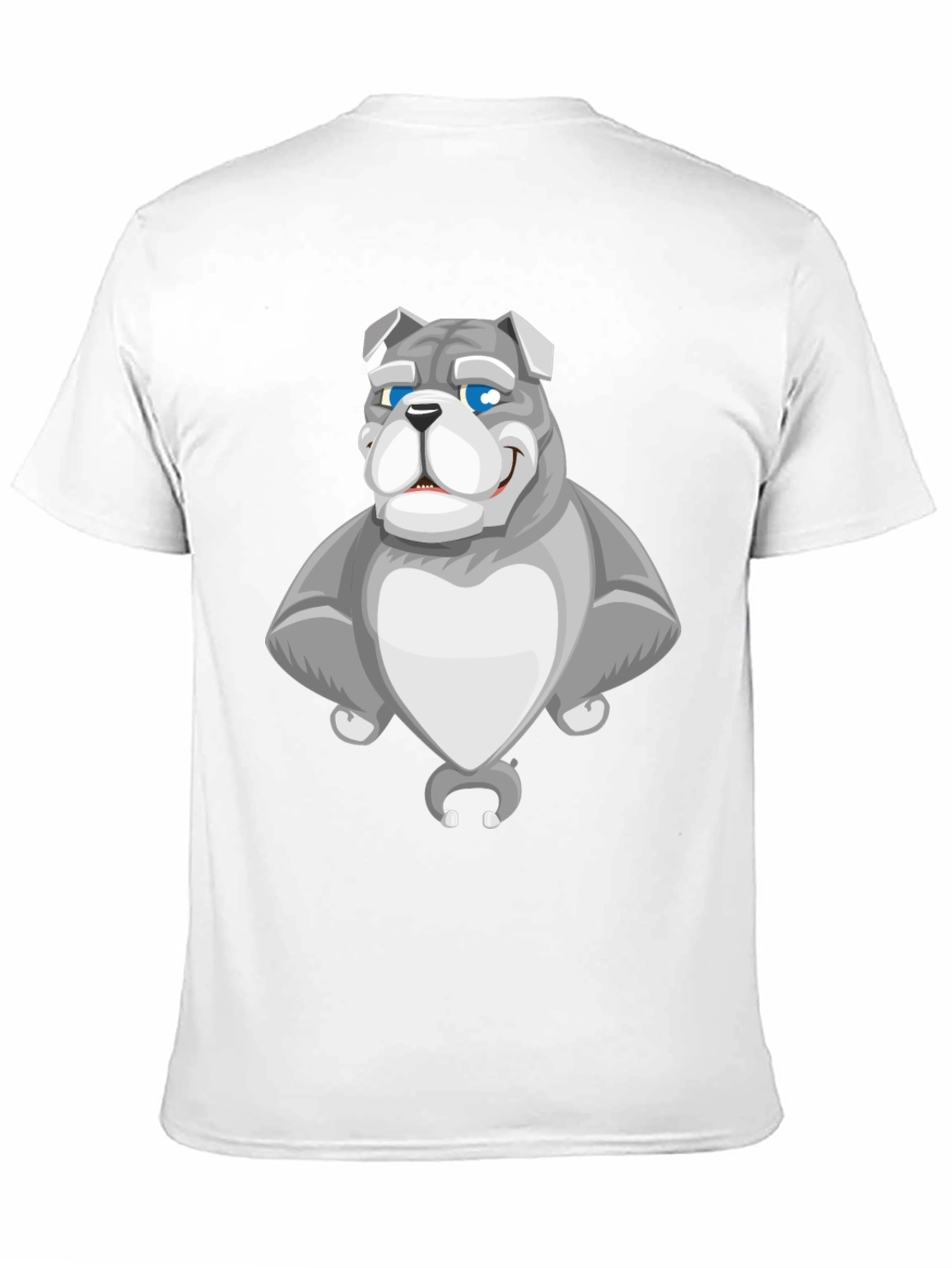 Bulldog Cartoon Graphic Tee