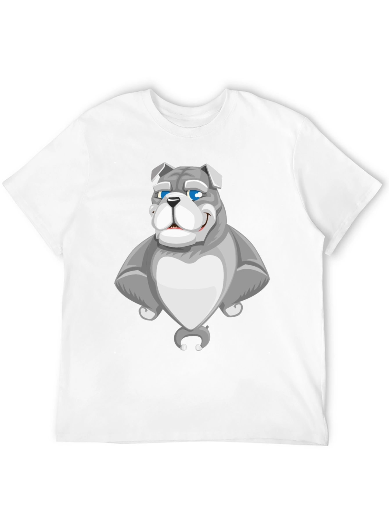 Bulldog Cartoon Graphic Tee