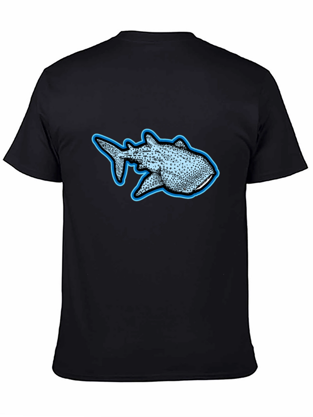 Whale Shark Graphic Tee - Black