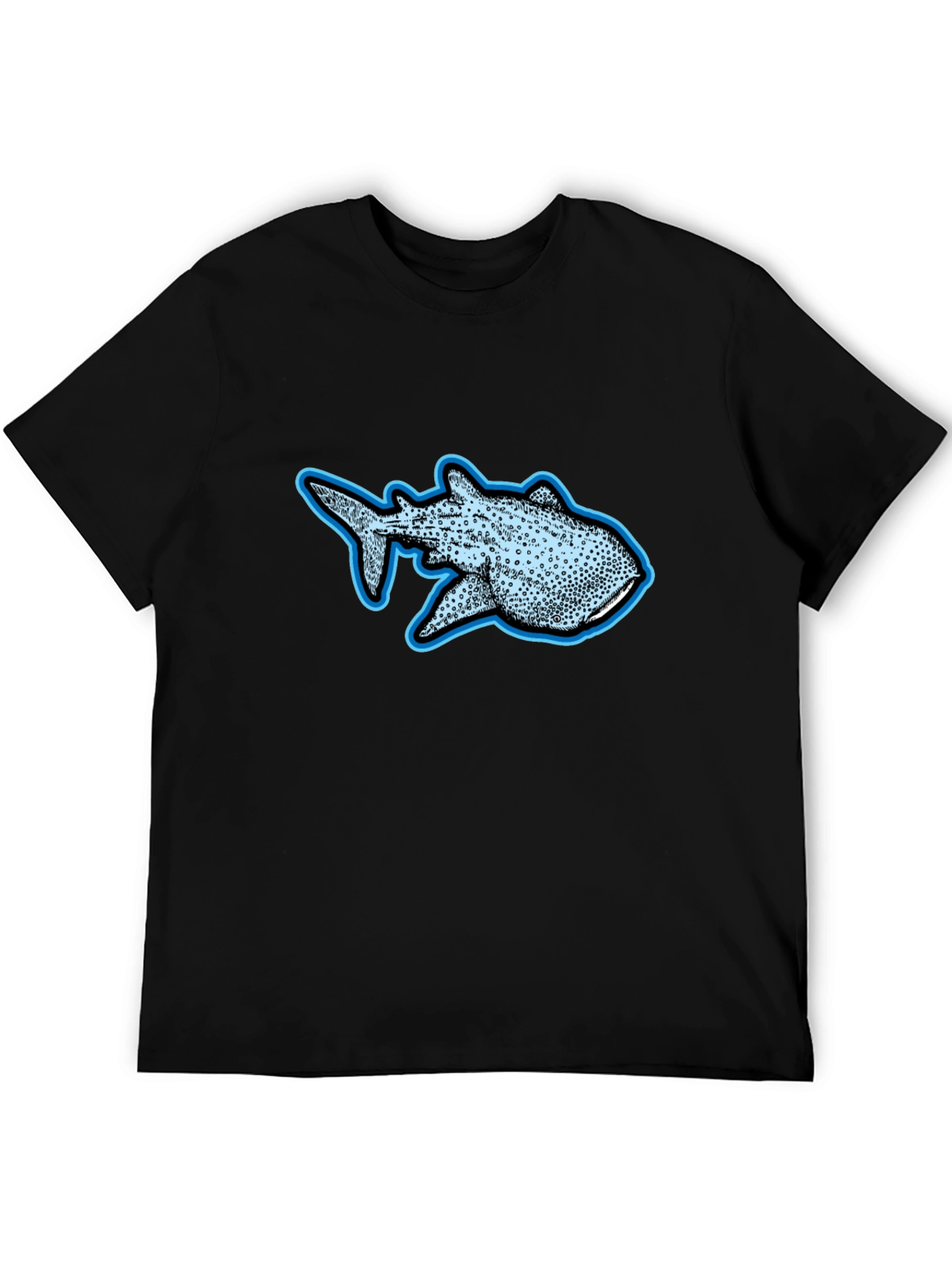 Whale Shark Graphic Tee - Black