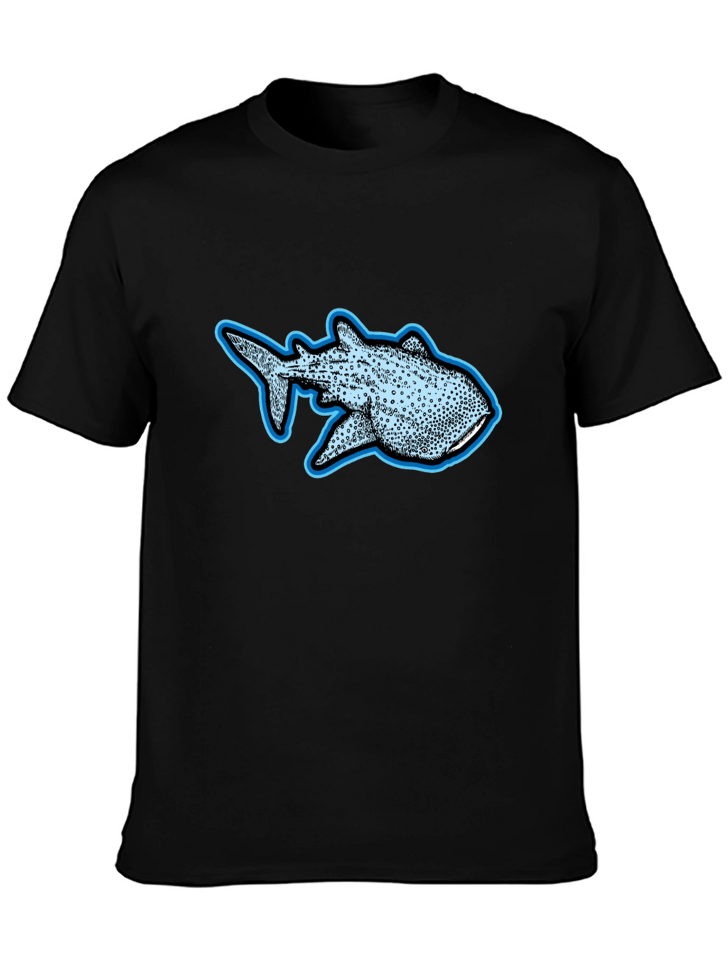 Whale Shark Graphic Tee - Black