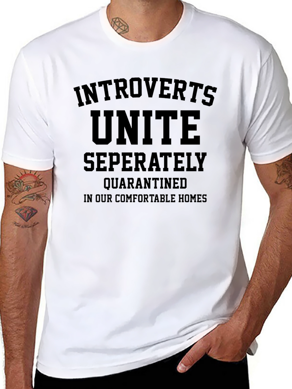Introverts Unite Separately Quarantine T-Shirt