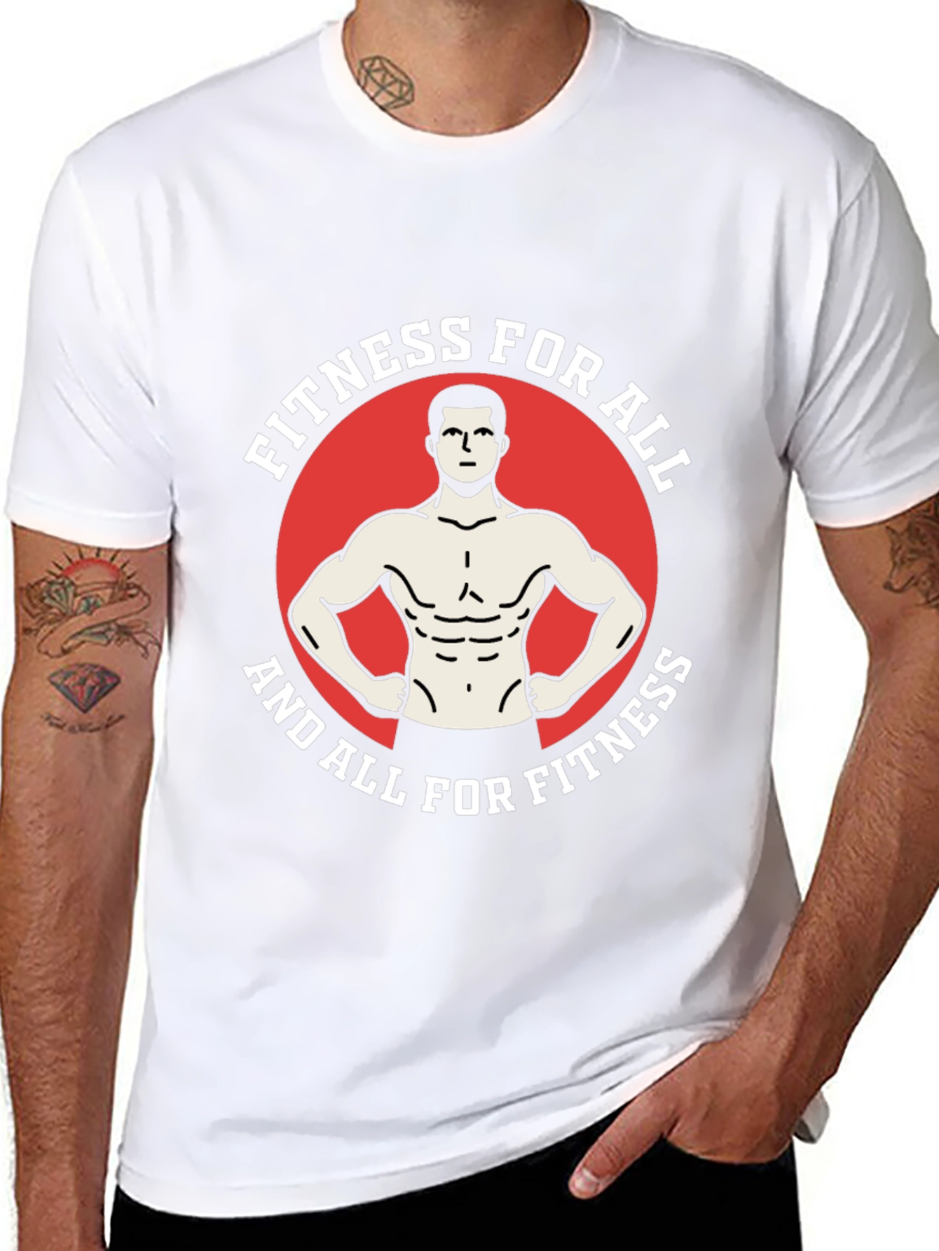 Fitness For All Graphic T-Shirt