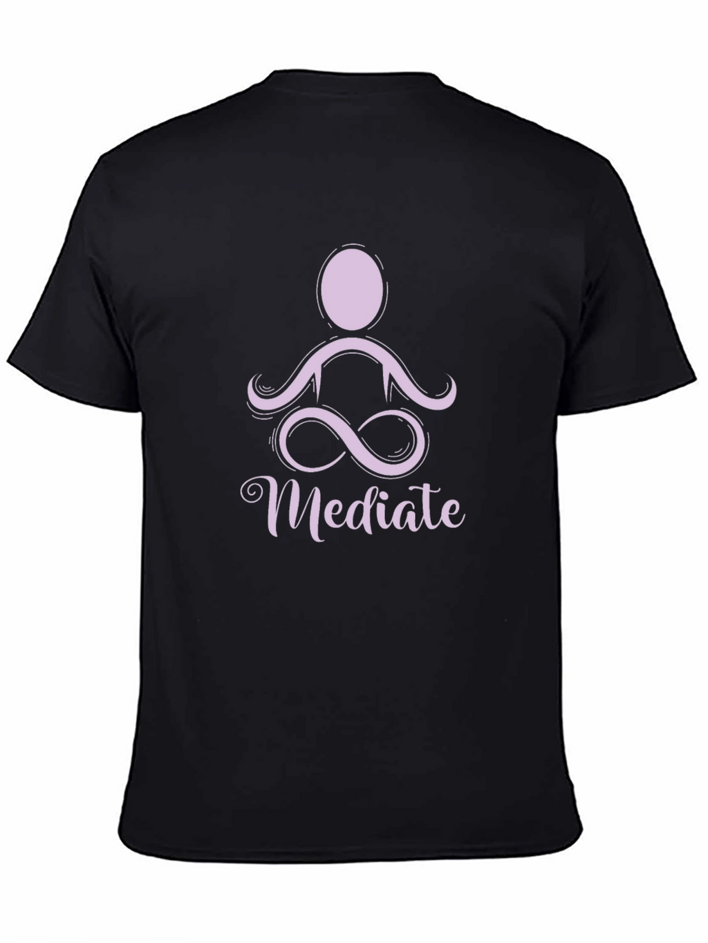 Meditate Graphic Tee - Black