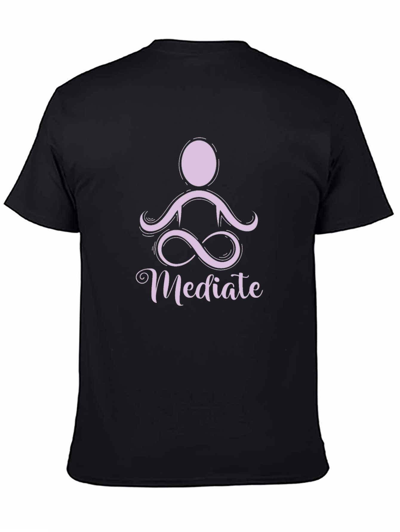 Meditate Graphic Tee - Black