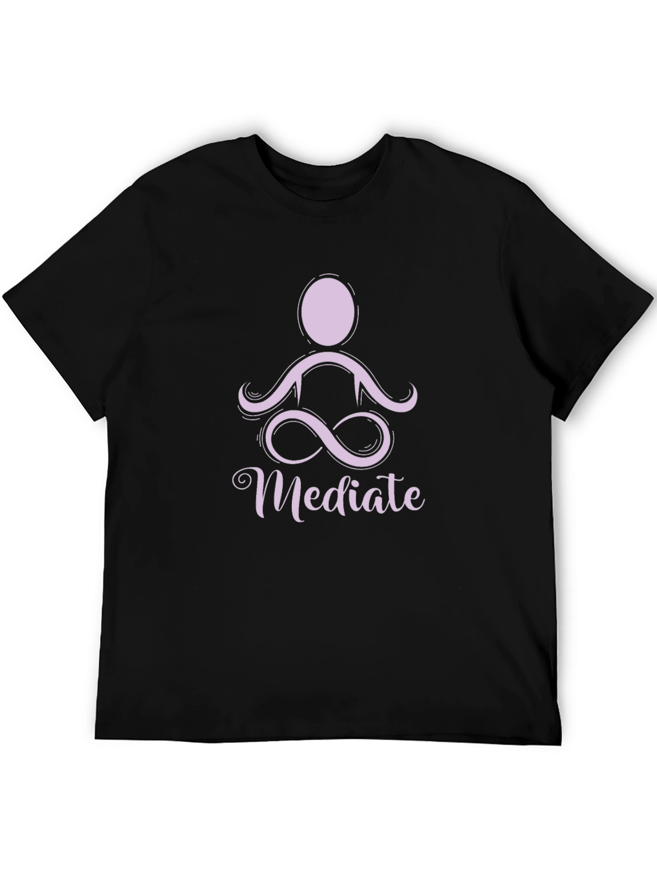 Meditate Graphic Tee - Black