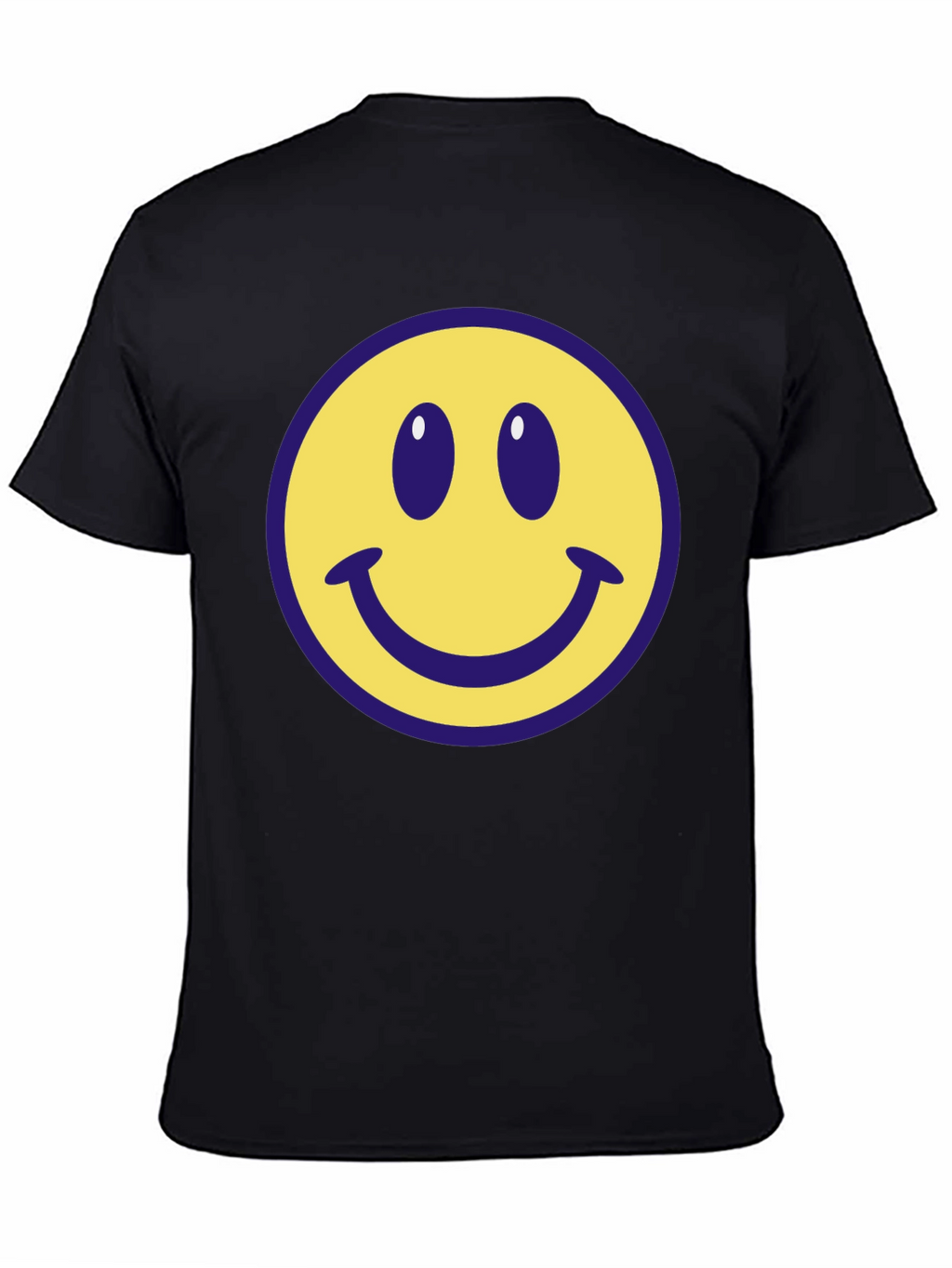 Smiley Face Graphic Tee - Classic Comfort