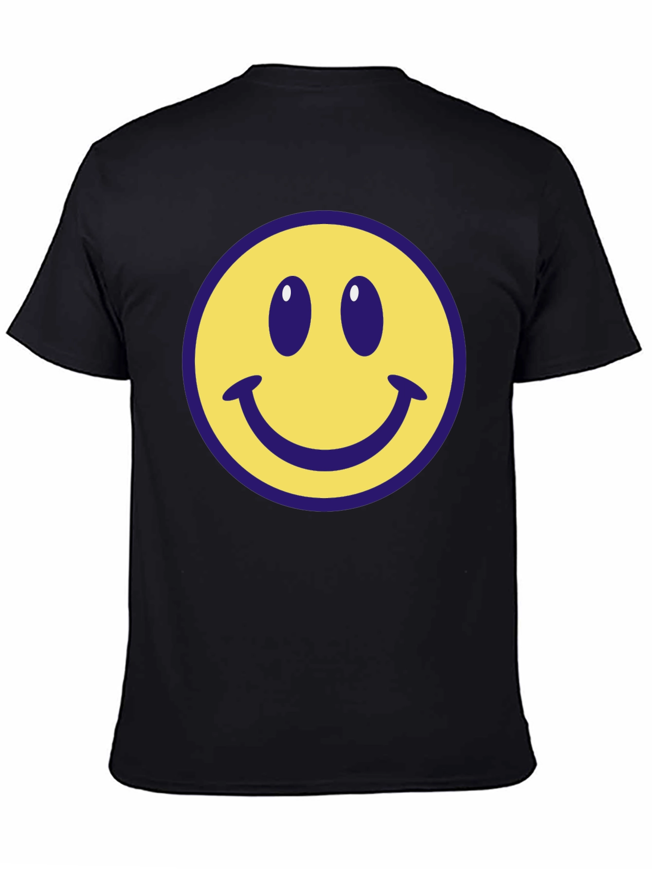 Smiley Face Graphic Tee - Classic Comfort