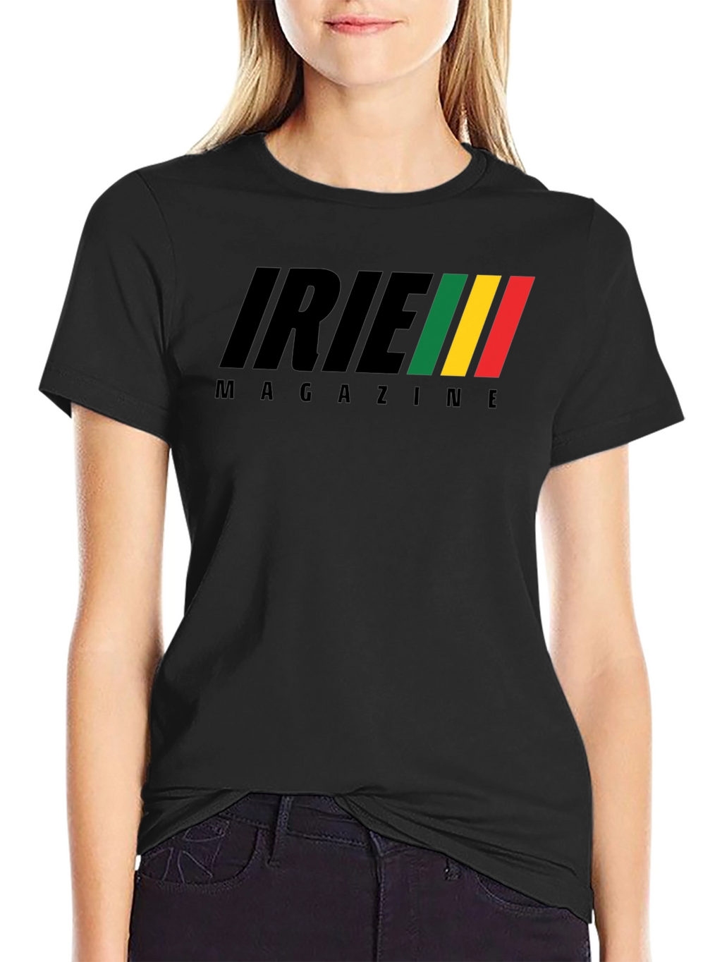 Irie Magazine Black Graphic T-Shirt