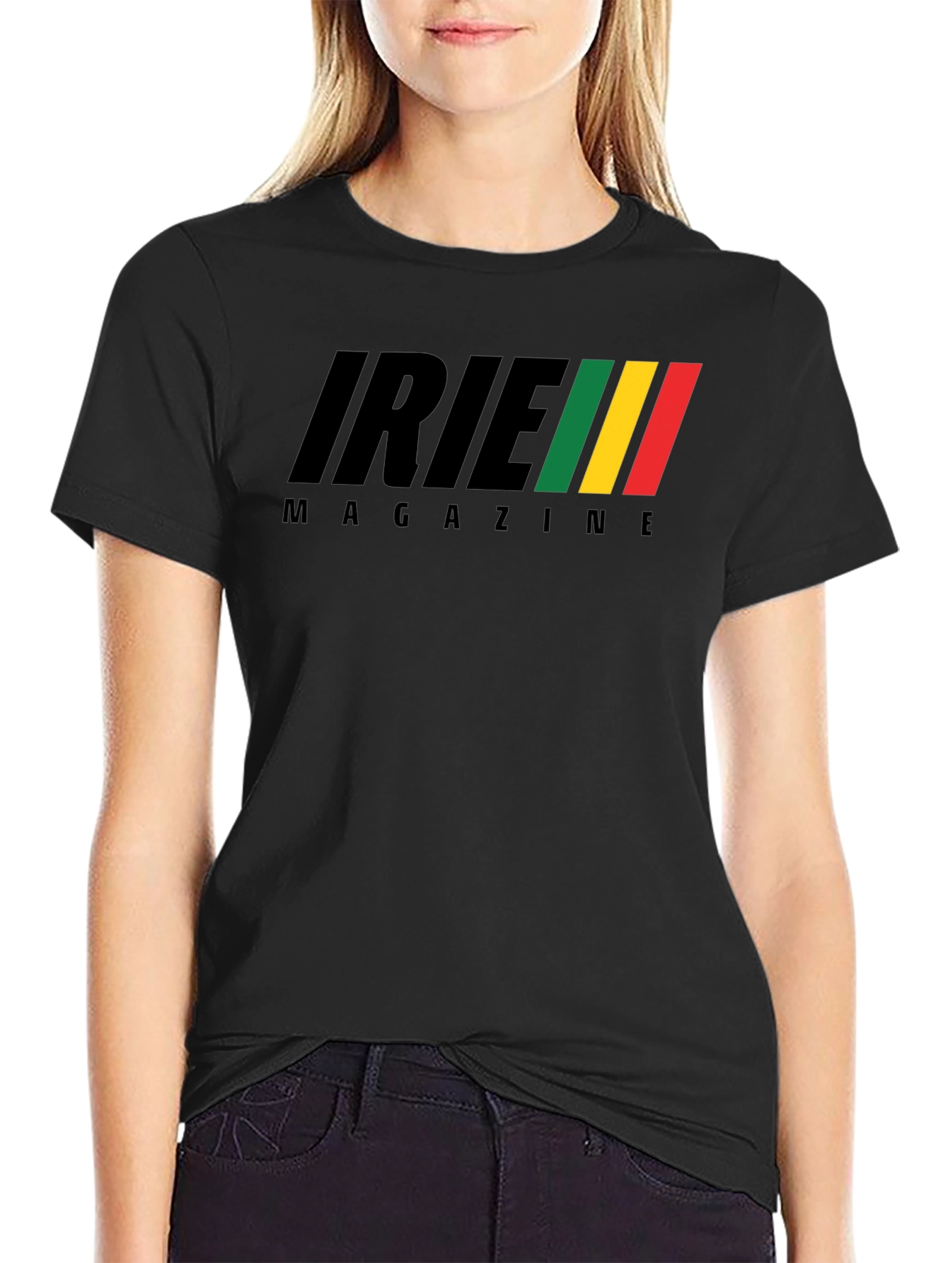 Irie Magazine Black Graphic T-Shirt
