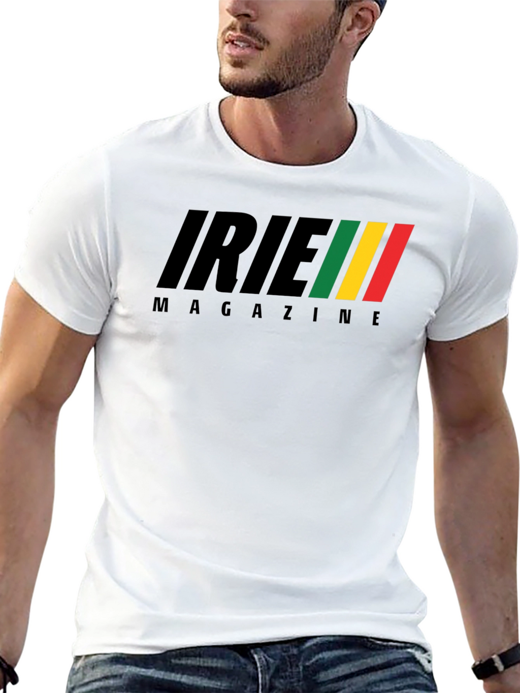 Irie Magazine Black Graphic T-Shirt