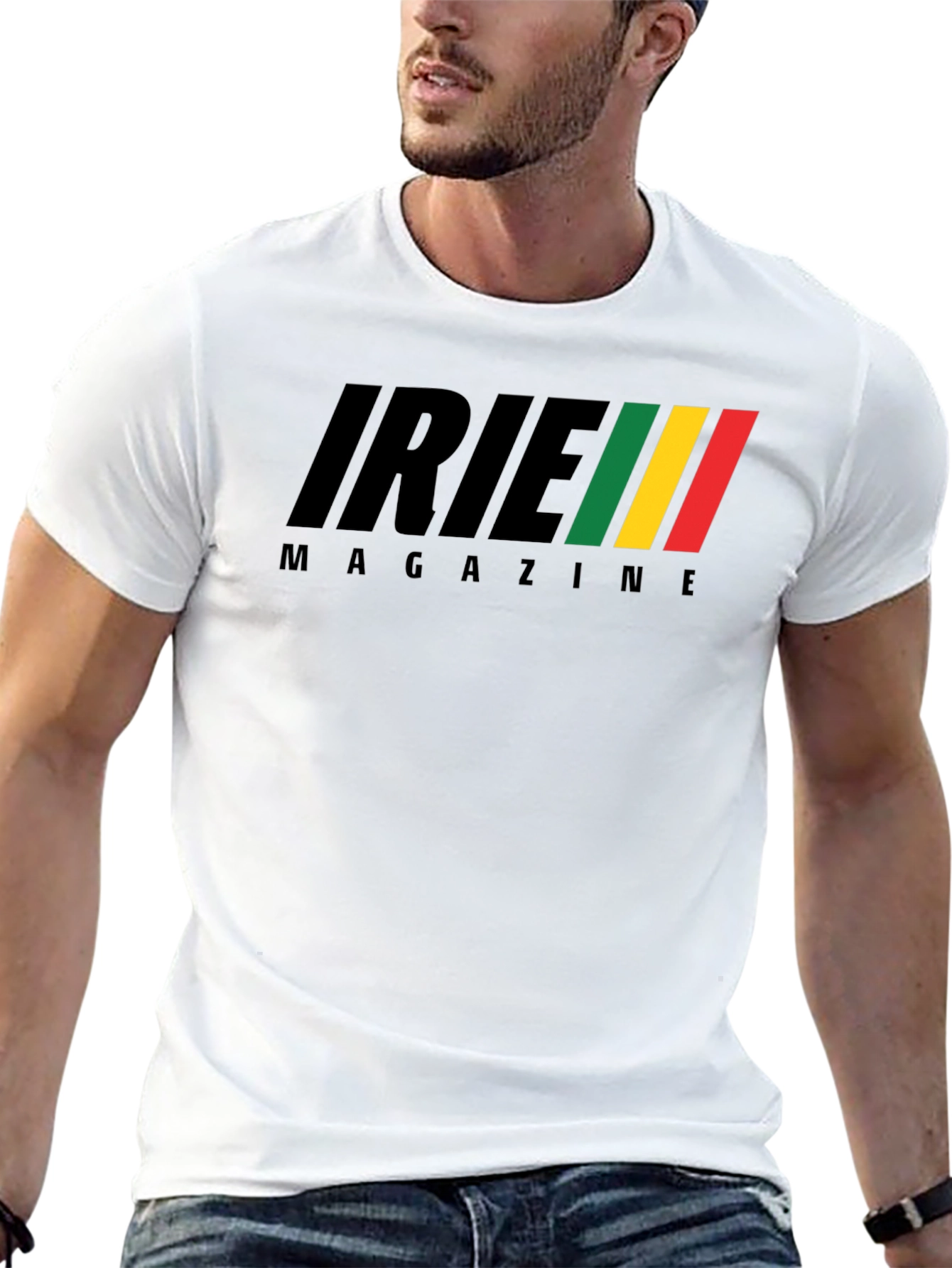 Irie Magazine Black Graphic T-Shirt