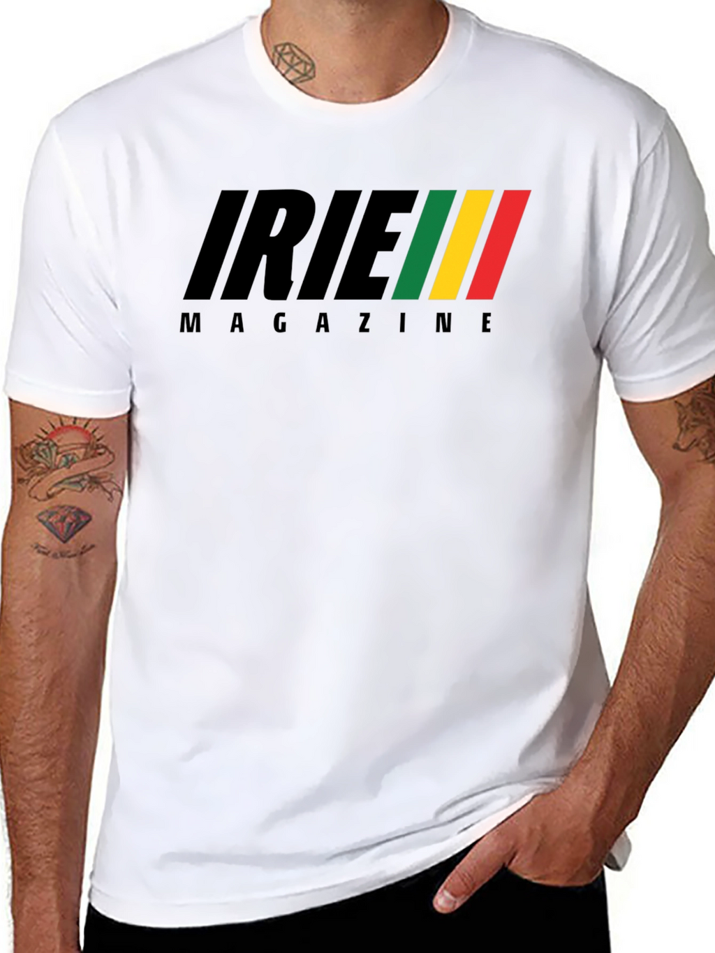 Irie Magazine Black Graphic T-Shirt