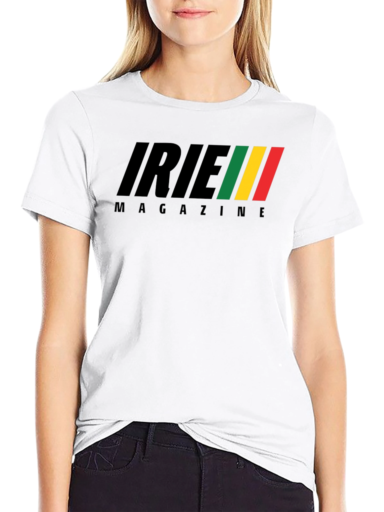 Irie Magazine Black Graphic T-Shirt