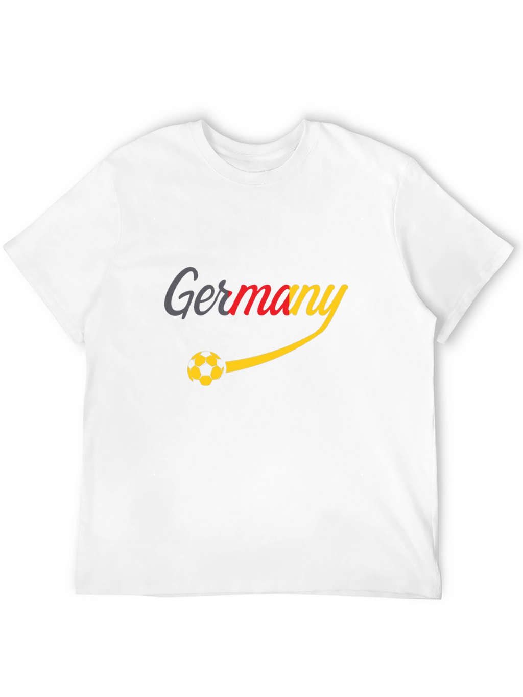 Germany Soccer Ball Graphic T-Shirt
