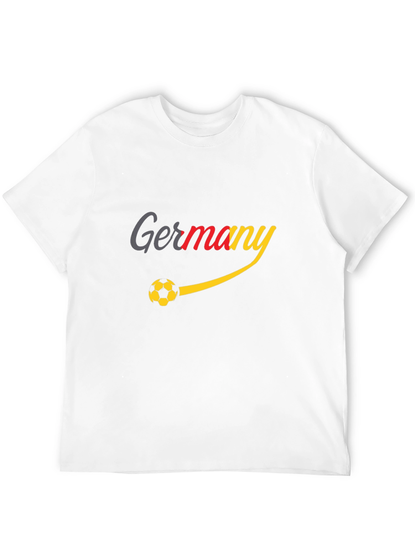 Germany Soccer Ball Graphic T-Shirt