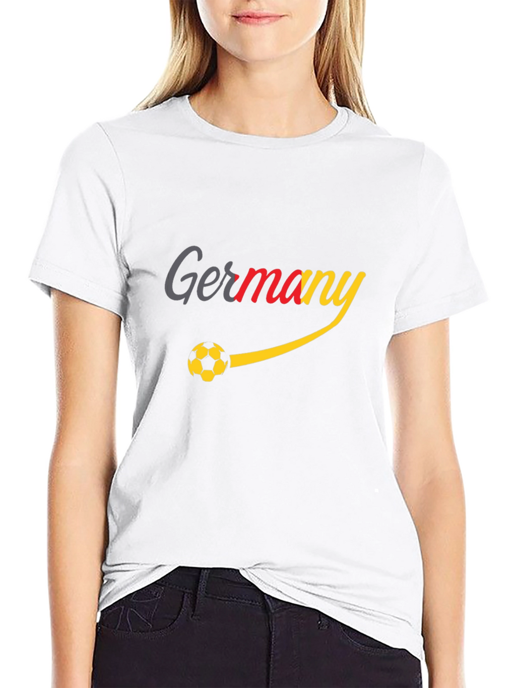 Germany Soccer Ball Graphic T-Shirt