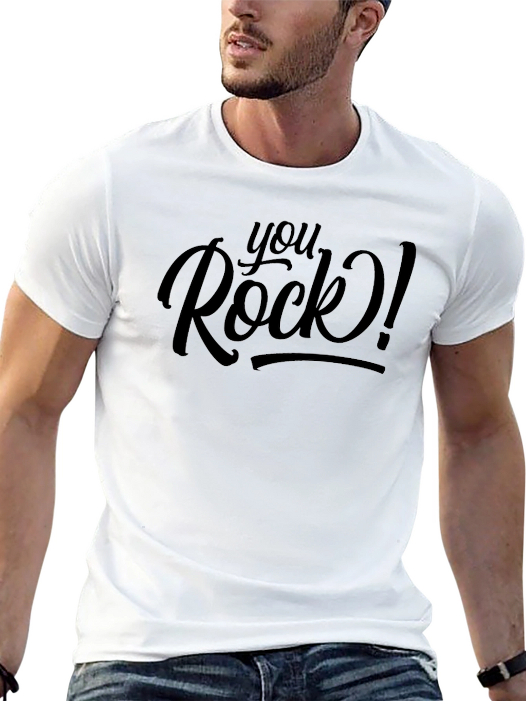 You Rock! Graphic Tee - Trendy Comfort