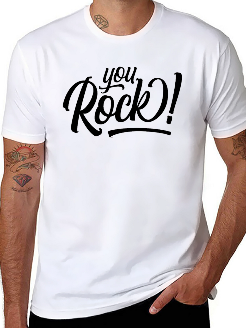 You Rock! Graphic Tee - Trendy Comfort