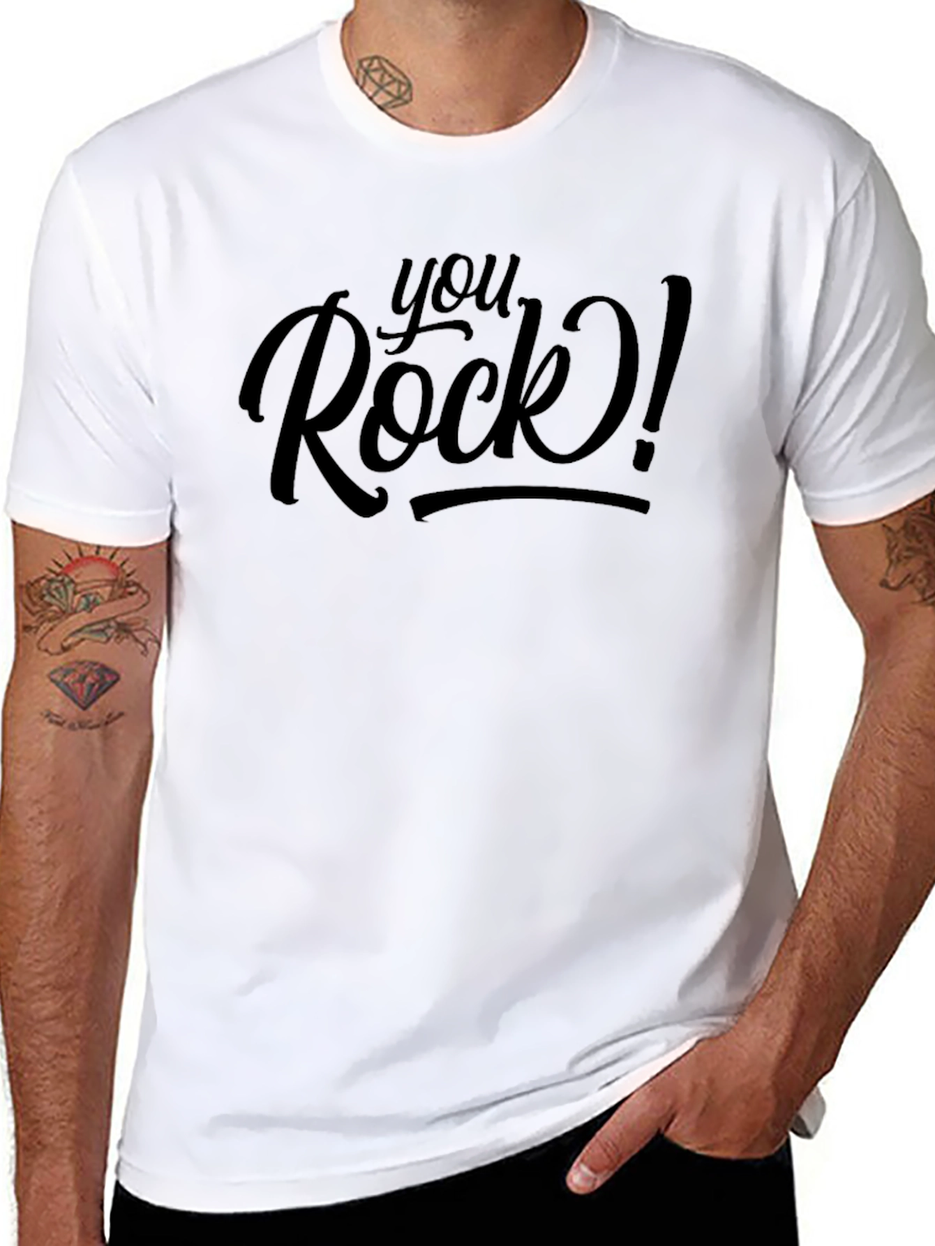 You Rock! Graphic Tee - Trendy Comfort