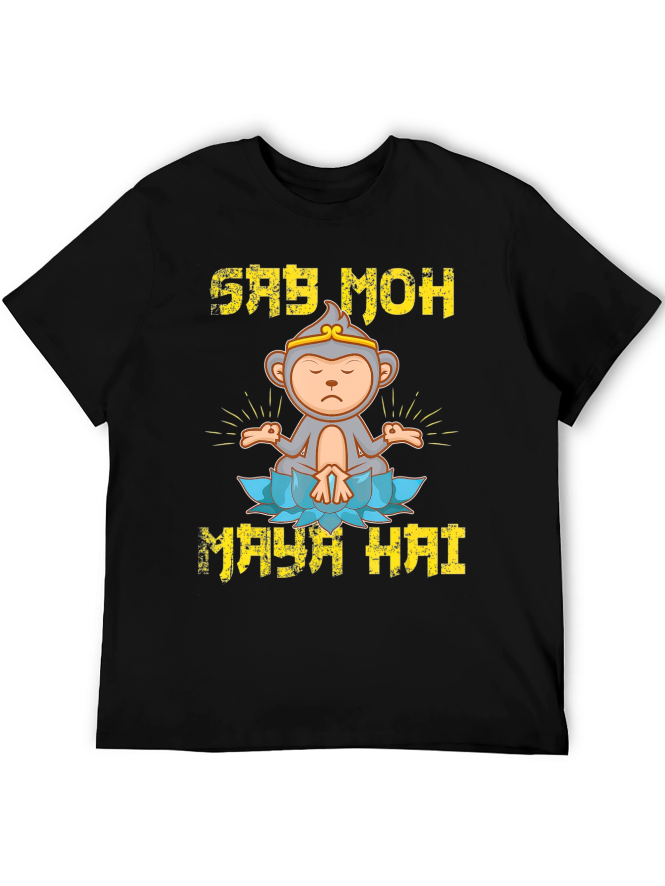 Say Moh Maya Hai Monkey T-Shirt