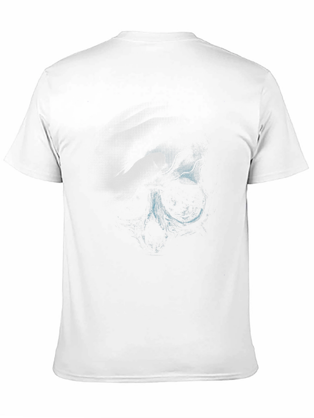 Abstract Print Black T-Shirt