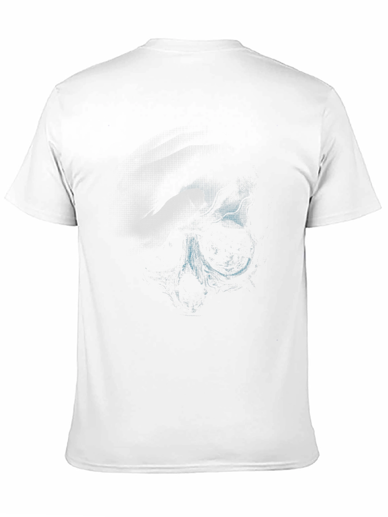 Abstract Print Black T-Shirt