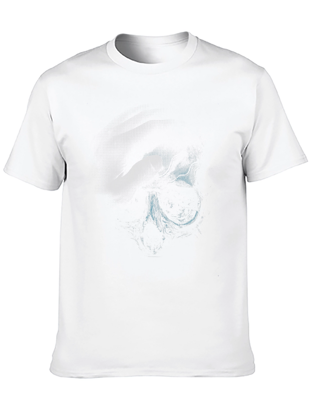 Abstract Print Black T-Shirt