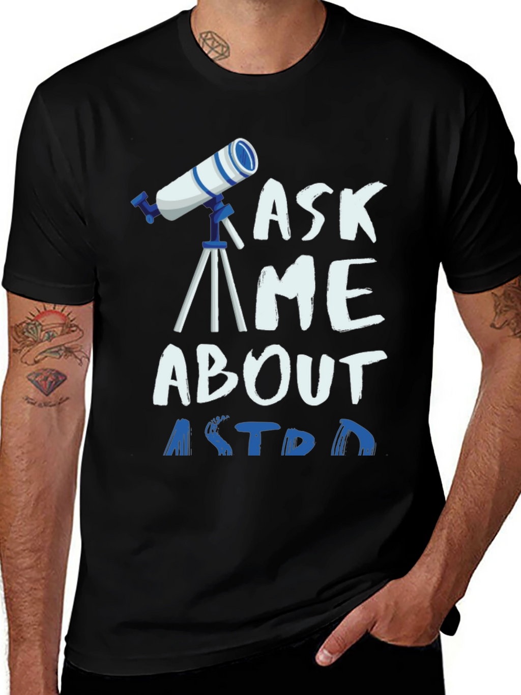 Ask Me About Astronomy Graphic T-Shirt