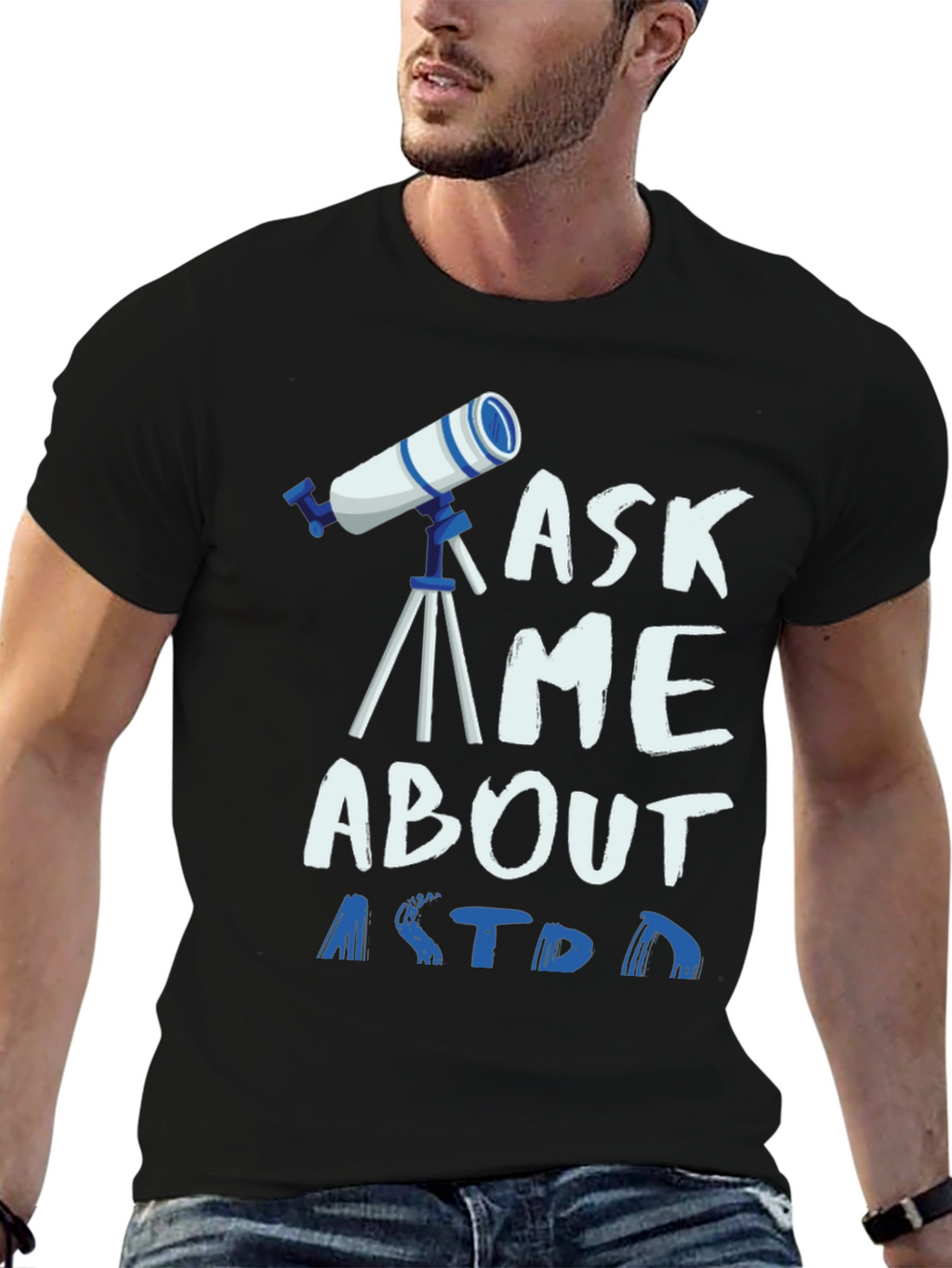 Ask Me About Astronomy Graphic T-Shirt