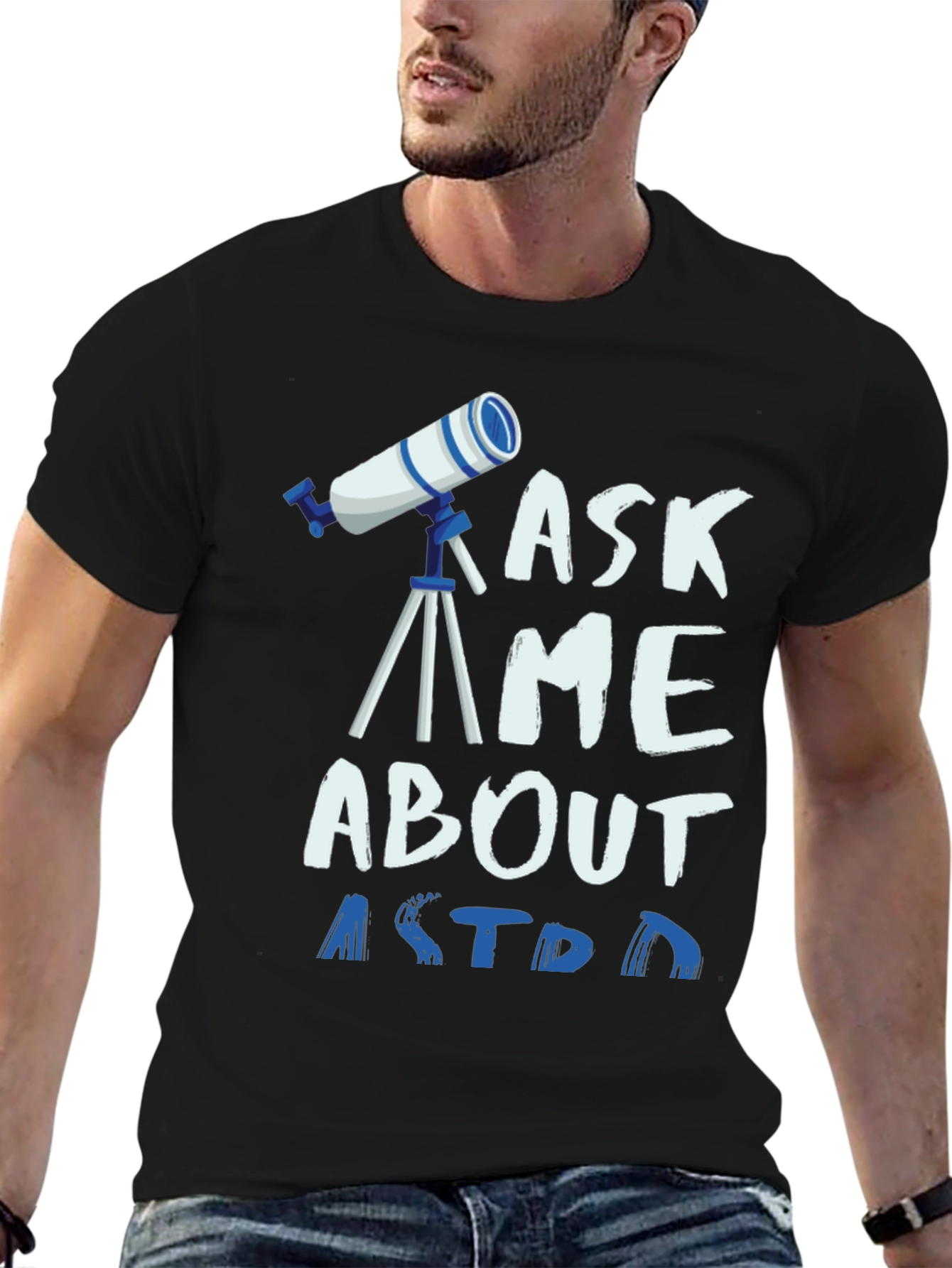 Ask Me About Astronomy Graphic T-Shirt