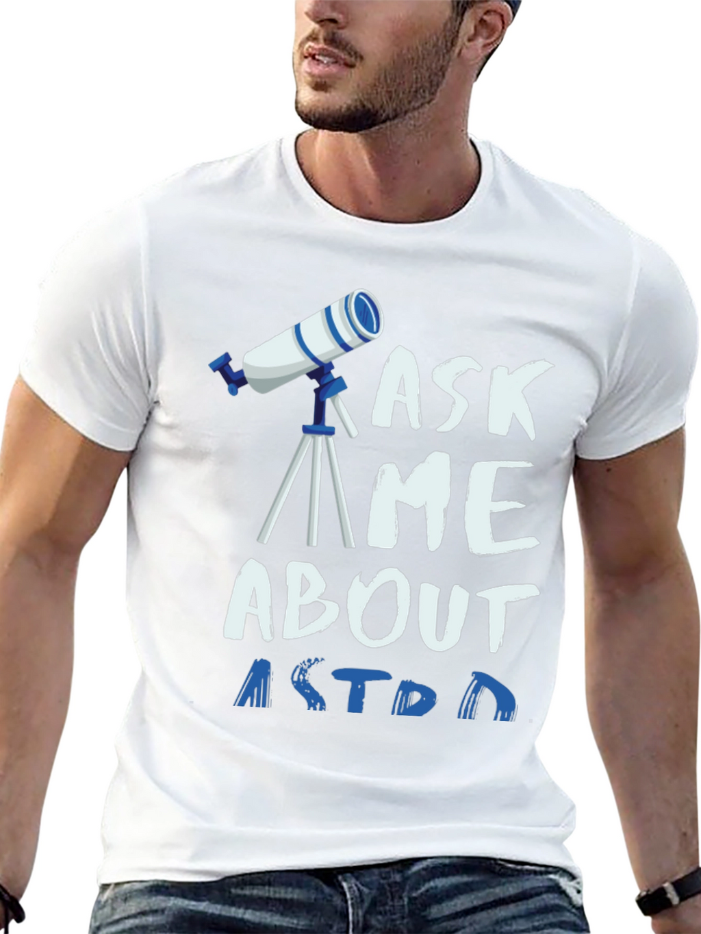 Ask Me About Astronomy Graphic T-Shirt