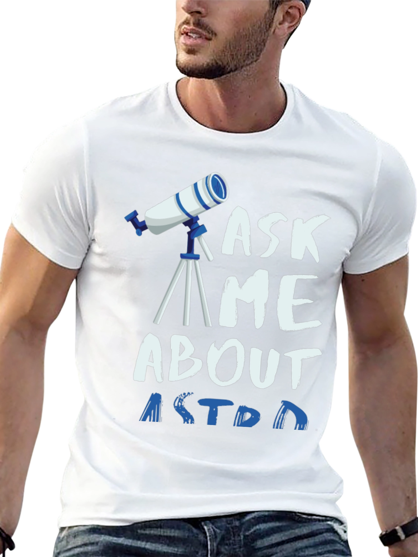 Ask Me About Astronomy Graphic T-Shirt