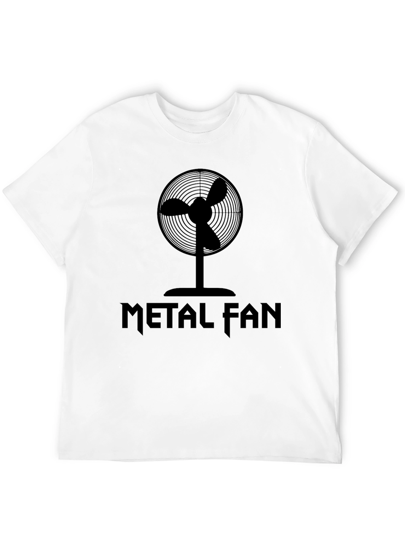 Metal Fan T-Shirt - Humorous Music Tee