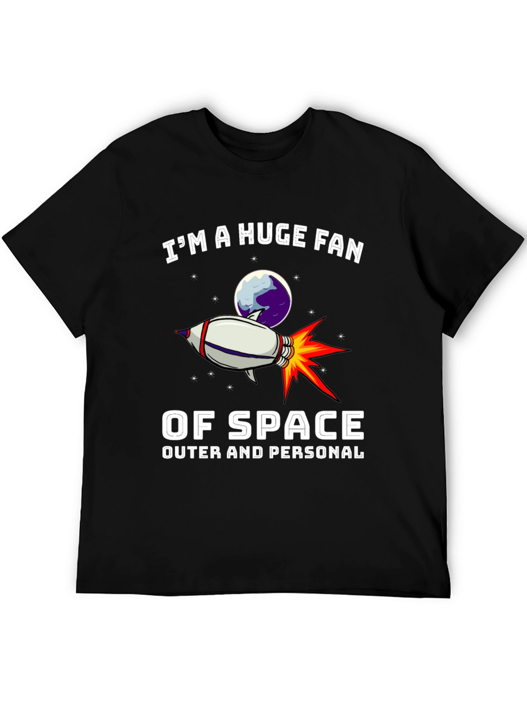Space Fan Graphic T-Shirt