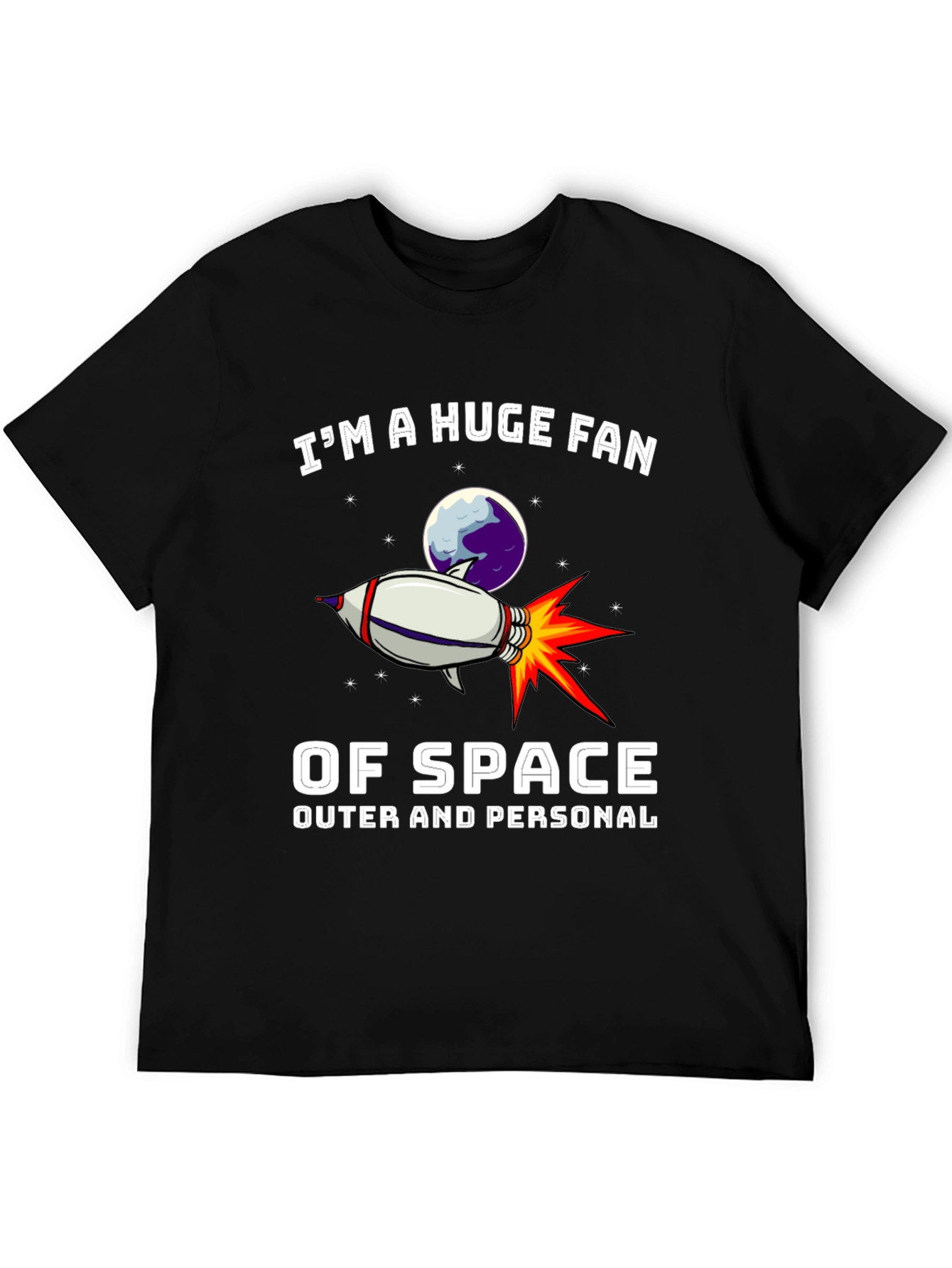 Space Fan Graphic T-Shirt