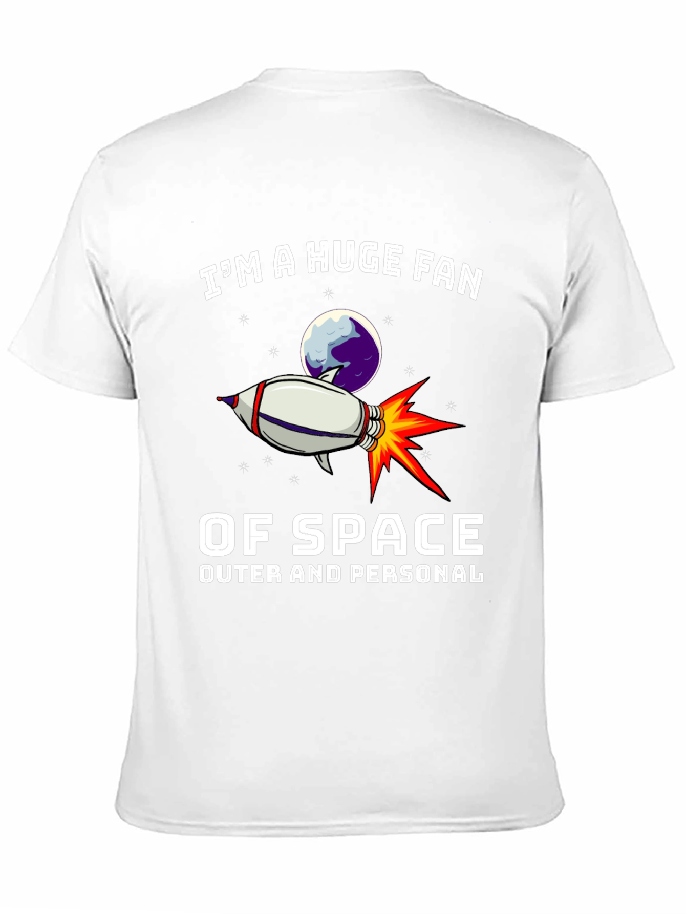 Space Fan Graphic T-Shirt