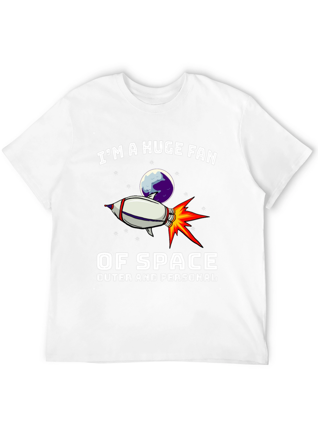 Space Fan Graphic T-Shirt