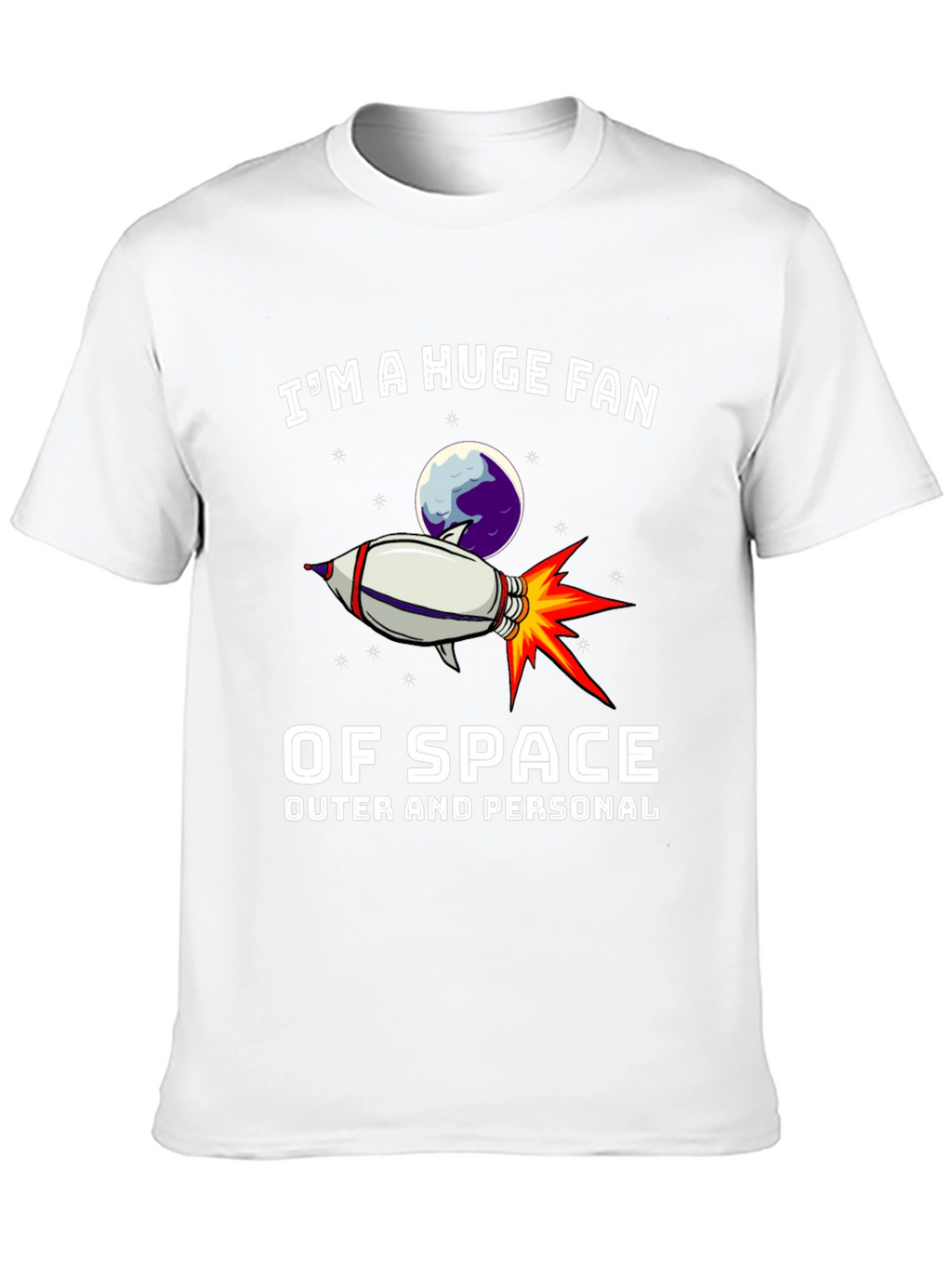 Space Fan Graphic T-Shirt