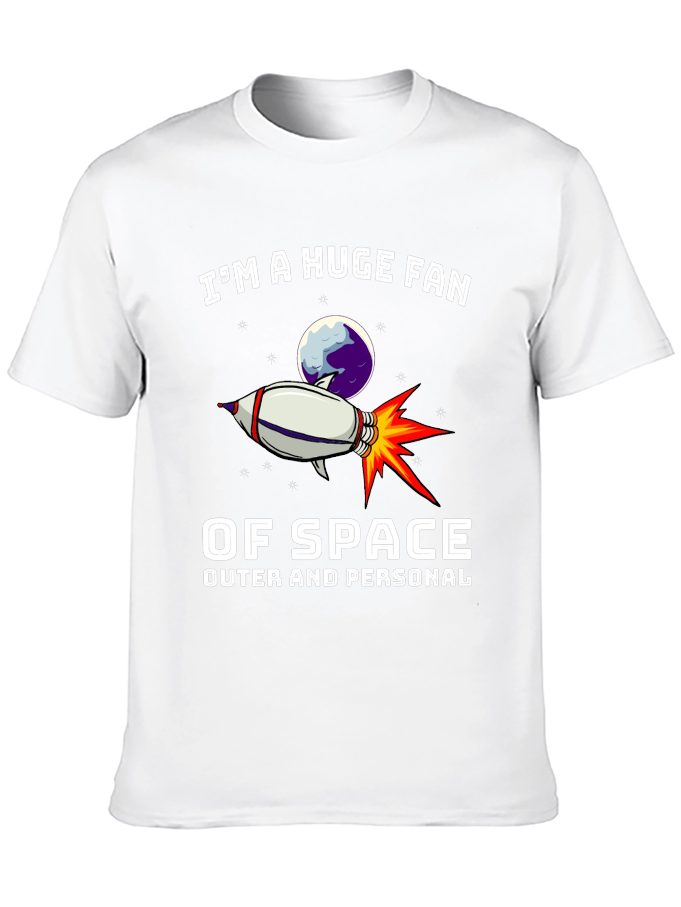Space Fan Graphic T-Shirt